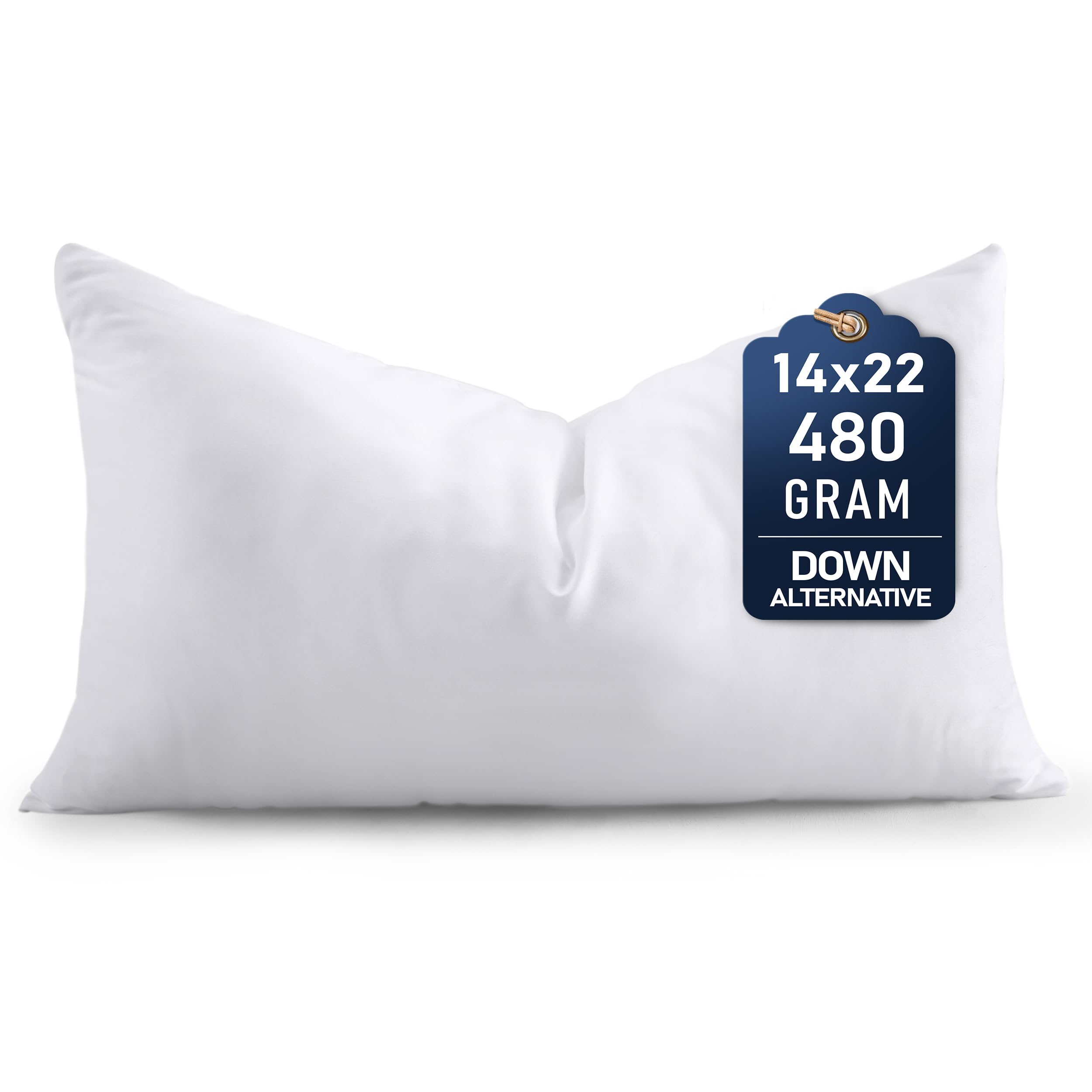 Utopia Bedding Throw Pillows (Set of 4, White) – 18 x 18 Inches Down Alternative Pillows for Bed, Sofa, and Couch - Fluffy Decorative Stuffer Pillow for Indoors & Outdoors