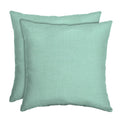 Arden Outdoor Toss Pillow, 2 Pack, 16 x 16, Rain-Proof, Fade Resistant Pistachio Botanical