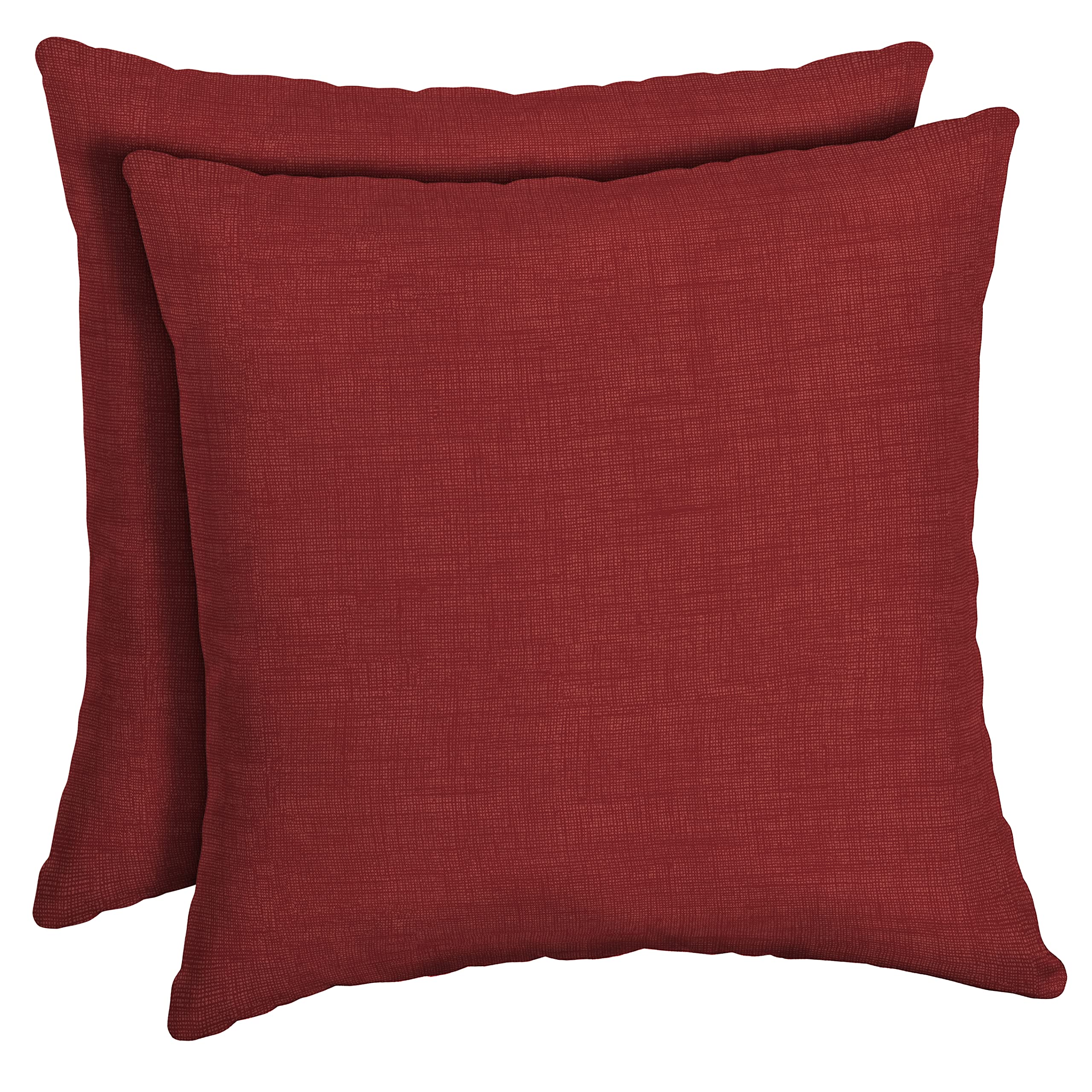 Arden Outdoor Toss Pillow, 2 Pack, 16 x 16, Rain-Proof, Fade Resistant Pistachio Botanical