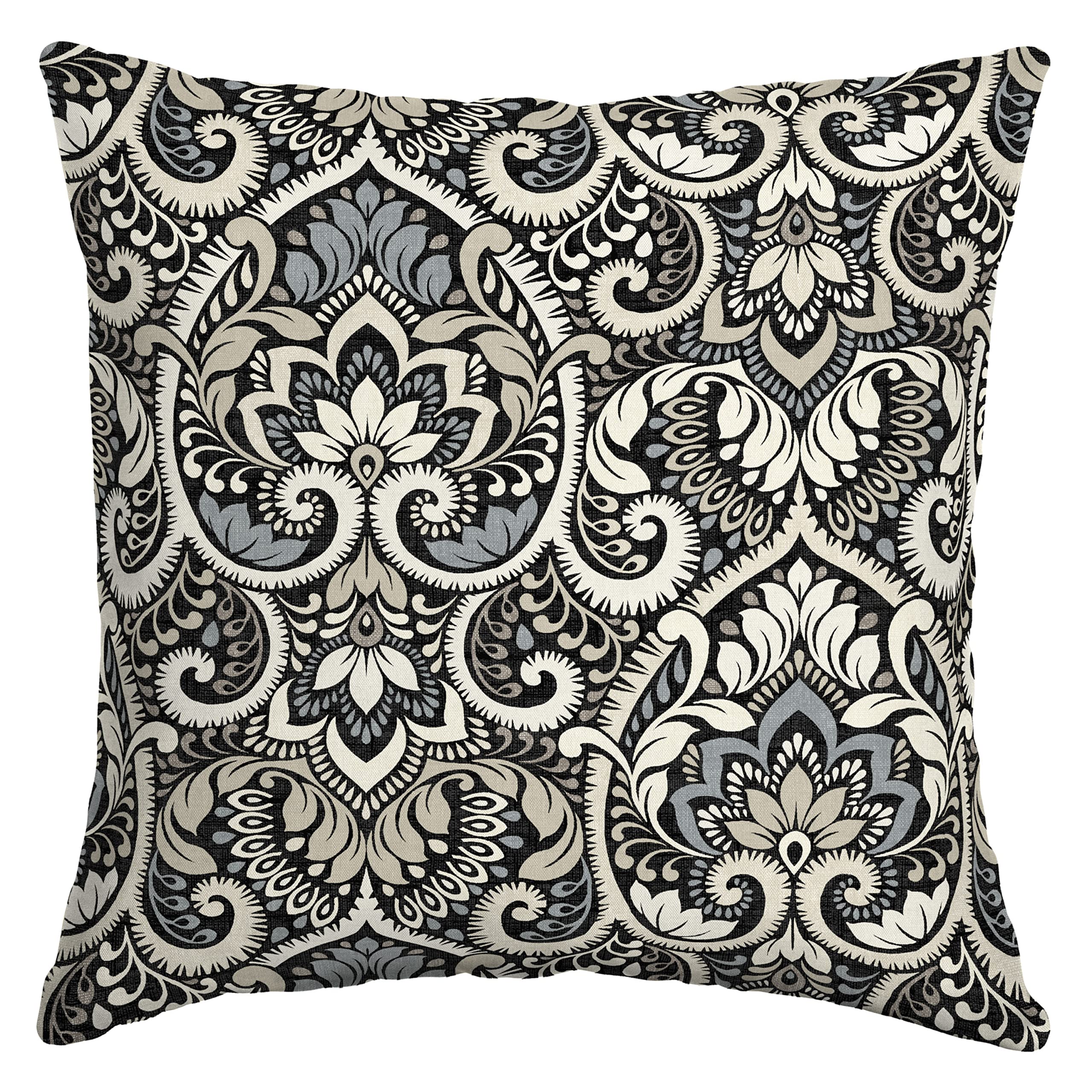 Arden Outdoor Toss Pillow, 2 Pack, 16 x 16, Rain-Proof, Fade Resistant Pistachio Botanical